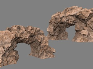 desert rocks 3D 模型
