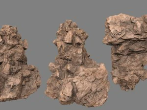 desert rocks 3D Model