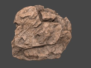 desert rocks 3D 模型