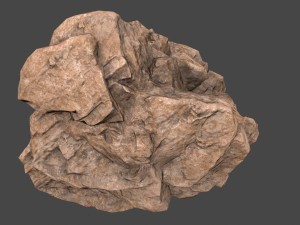 desert rocks 3D 模型