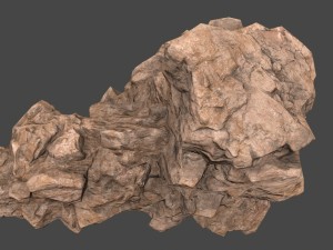 desert rocks 3D 模型