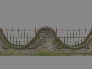 wall set 3D Модель