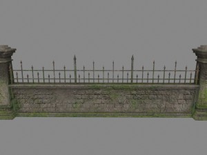 wall set 3D Модель