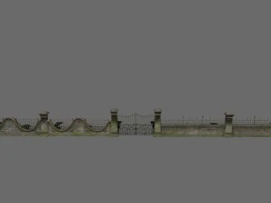 wall set 3D Model