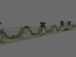 wall set 3D Модель