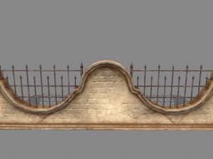 wall set 3D मॉडल