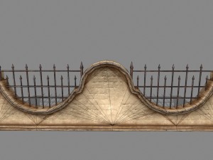 wall set 3D मॉडल