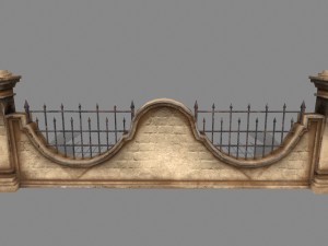 wall set 3D मॉडल