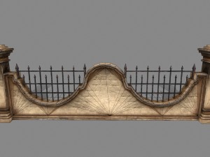 wall set 3D मॉडल