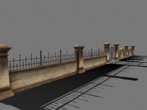 wall set 3D मॉडल