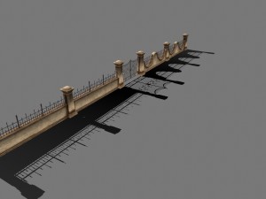 wall set 3D मॉडल