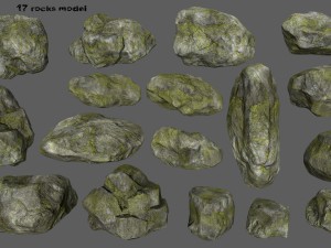 rocks 3D 模型