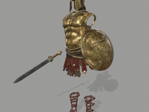 gladiator armor 3D Model