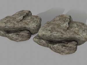 rocks set 3D मॉडल