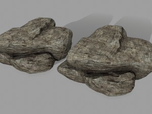 rocks set 3D मॉडल