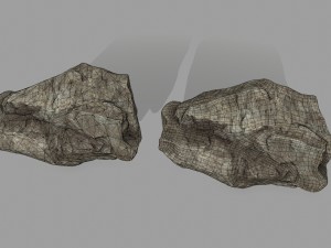 rocks set 3D मॉडल