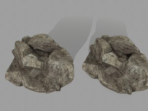 rocks set 3D मॉडल