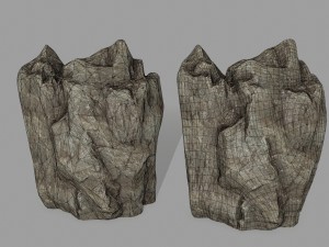 rocks set 3D मॉडल