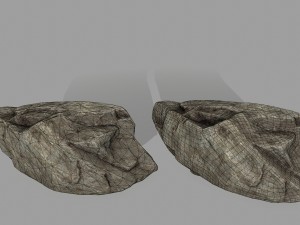 rocks set 3D मॉडल