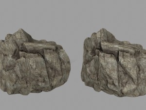 rocks set 3D मॉडल