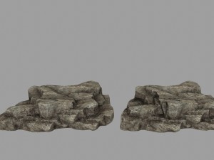 rocks set 3D मॉडल
