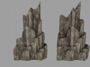 rocks set 3D मॉडल