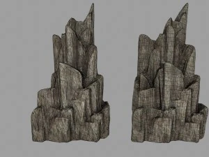 rocks set 3D Model