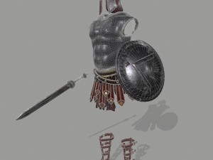 worrior armor 3D Model