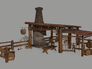 medievalset 3D मॉडल
