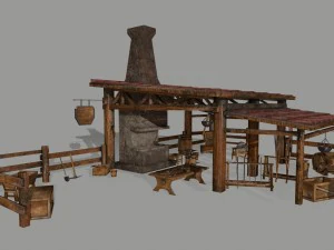 middeleeuws 3D Model