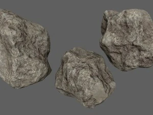 चट्टानें सेट 3D मॉडल