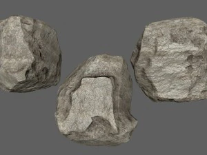 चट्टानें सेट 3D मॉडल