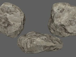 चट्टानें सेट 3D मॉडल