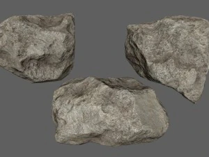चट्टानें सेट 3D मॉडल