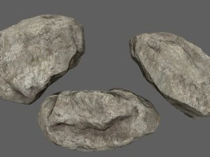 चट्टानें सेट 3D मॉडल