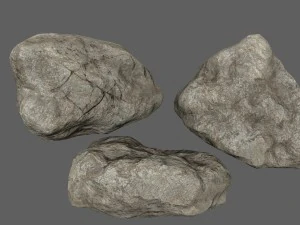 चट्टानें सेट 3D मॉडल