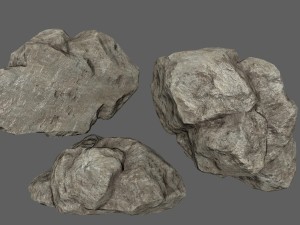 rocks set Modelo 3D