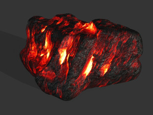 lava rocks 3D मॉडल