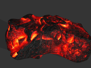 lava rocks 3D मॉडल