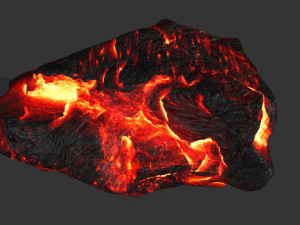lava rocks 3D मॉडल