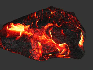 lava rocks 3D Model