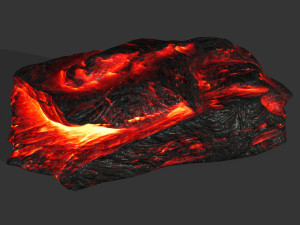 lava rocks 3D मॉडल