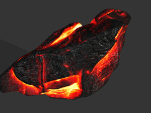 lava rocks 3D मॉडल