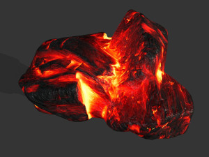 lava rocks 3D मॉडल