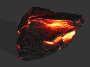 lava rocks 3D मॉडल