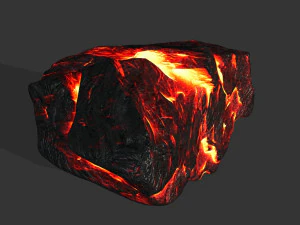 lava rocks 3D Model