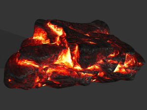 lava rocks 3D मॉडल