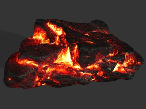 lava rocks 3D Model