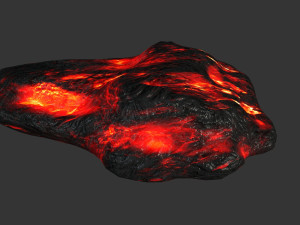 lava rocks 3D मॉडल
