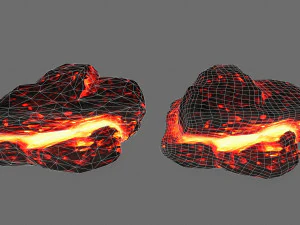 lava rocks 3D Model